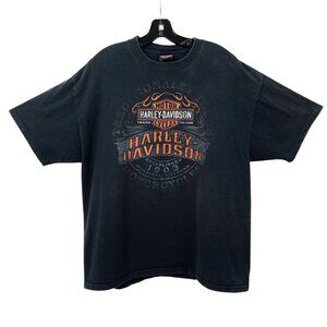 Harley Davidson T Shirt Mens XL Double Sided Graphic Smoky Mountain Pigeon Forge